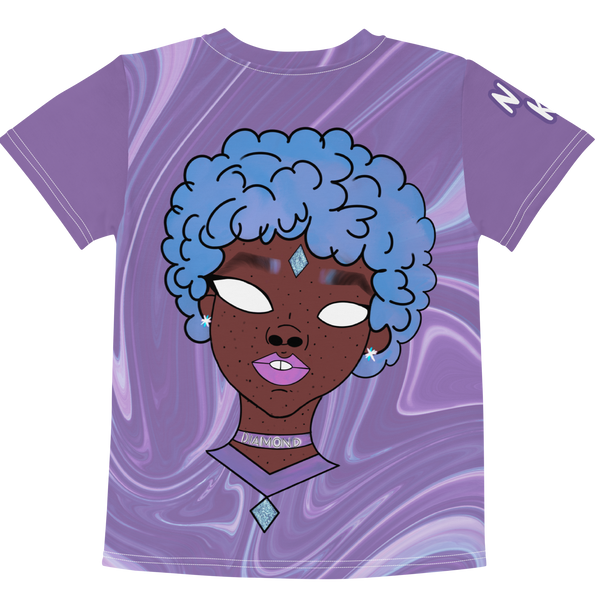 Blue Booberry Kids Crew Neck T-shirt