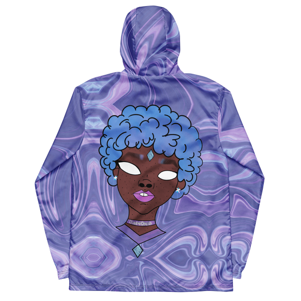 Blue Booberry Men’s Windbreaker