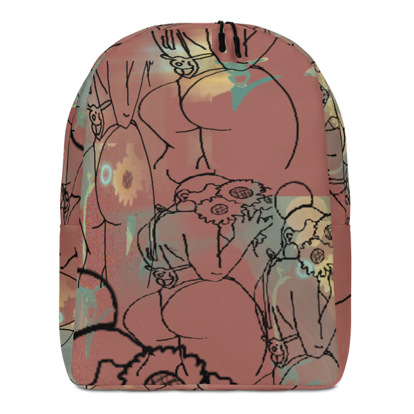 Big Booty Belle All Over Minimalist Backpack