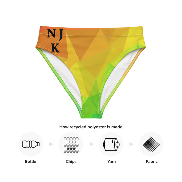 True Pride Recycled High-Waisted Bikini Bottom