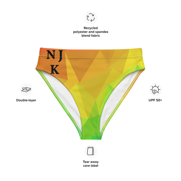 True Pride Recycled High-Waisted Bikini Bottom