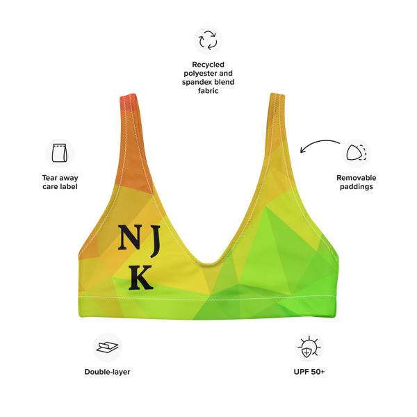 True Pride Recycled Padded Bikini Top