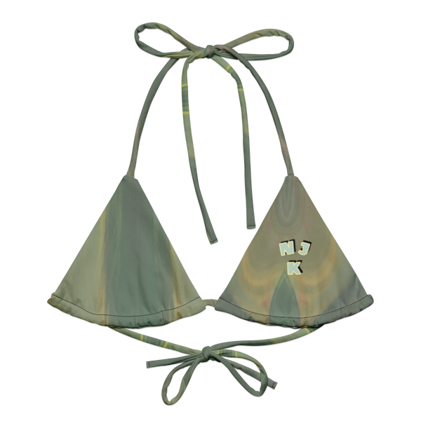Big Booty Belle All-Over Print Recycled String Bikini Top