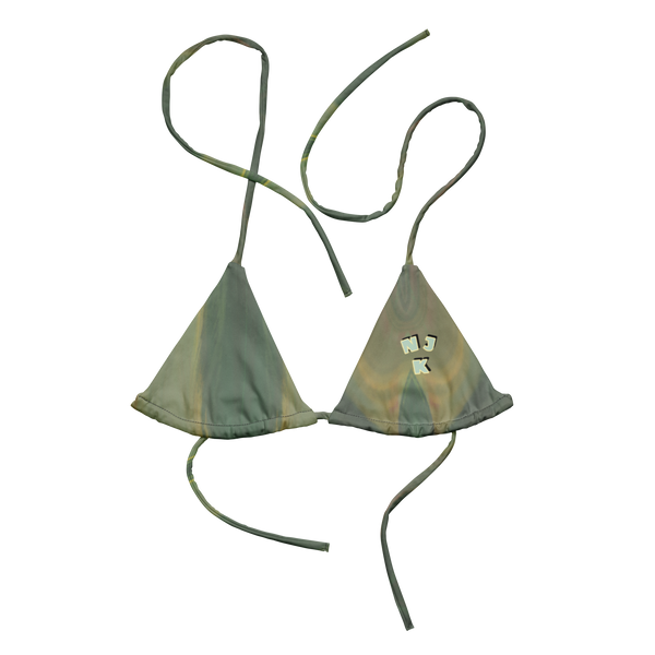Big Booty Belle All-Over Print Recycled String Bikini Top