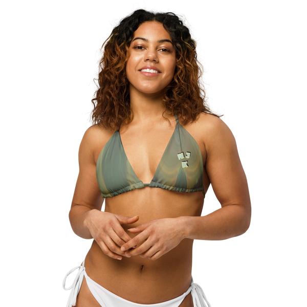 Big Booty Belle All-Over Print Recycled String Bikini Top