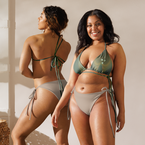 Big Booty Belle All-Over Print Recycled String Bikini Top