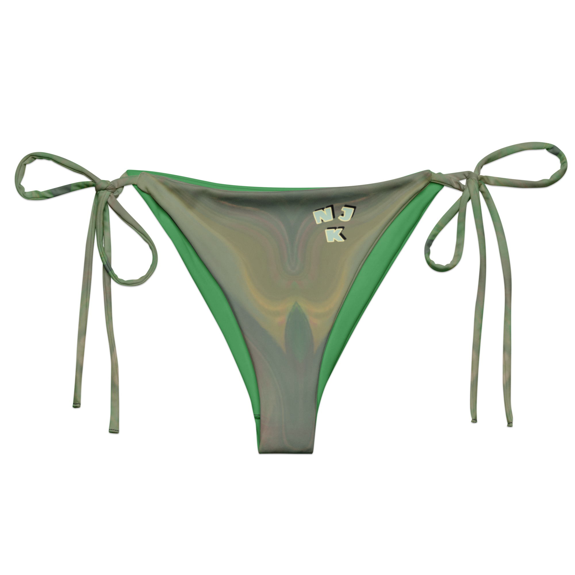 Big Booty Belle All-Over Print Recycled String Bikini Bottom