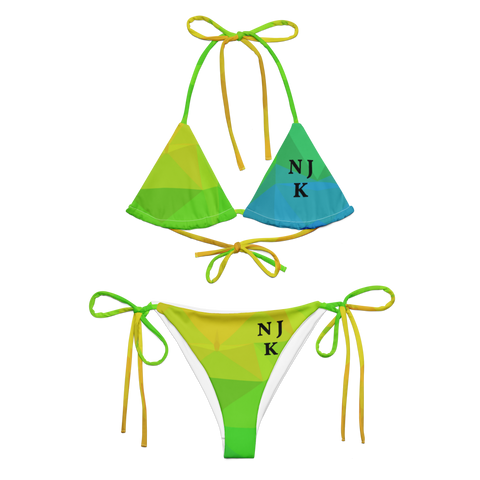 True Pride All-Over Print Recycled String Bikini