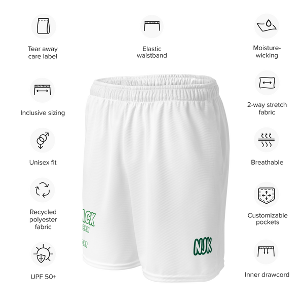 100% Unisex Mesh Shorts