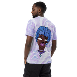 Blue Booberry Recycled Unisex Sports Jersey