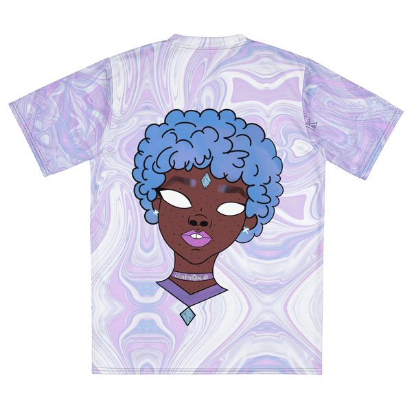 Blue Booberry Recycled Unisex Sports Jersey