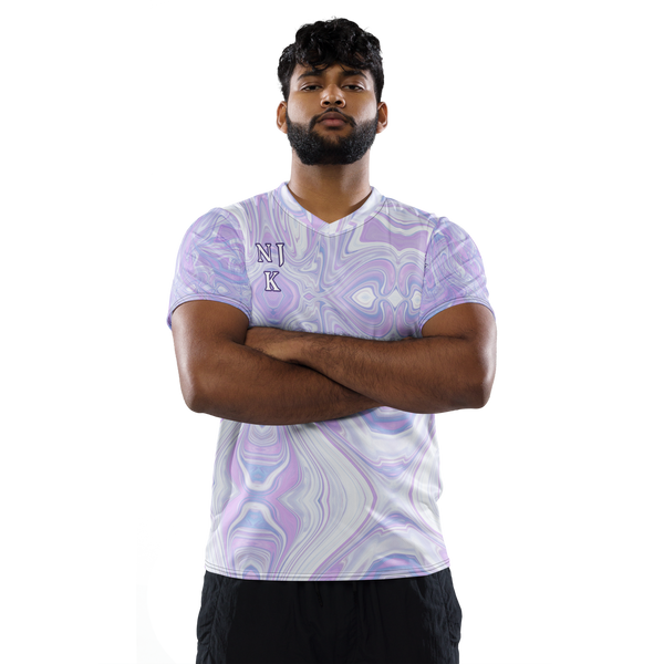 Blue Booberry Recycled Unisex Sports Jersey