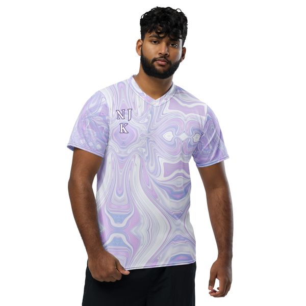 Blue Booberry Recycled Unisex Sports Jersey