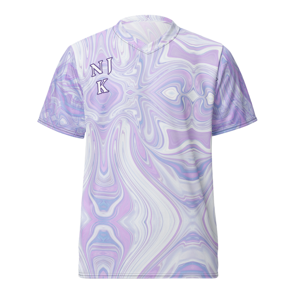Blue Booberry Recycled Unisex Sports Jersey