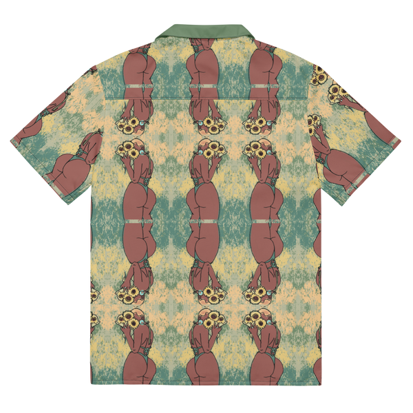 Bald Big Booty Belle Unisex Button Shirt