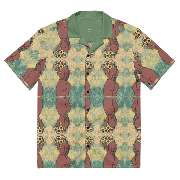 Bald Big Booty Belle Unisex Button Shirt