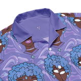 Blue Booberry Unisex Button Shirt