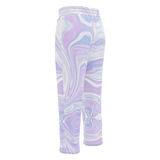 Blue Booberry Wide-Leg Joggers