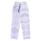 Blue Booberry Wide-Leg Joggers