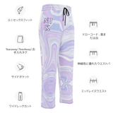 Blue Booberry Wide-Leg Joggers