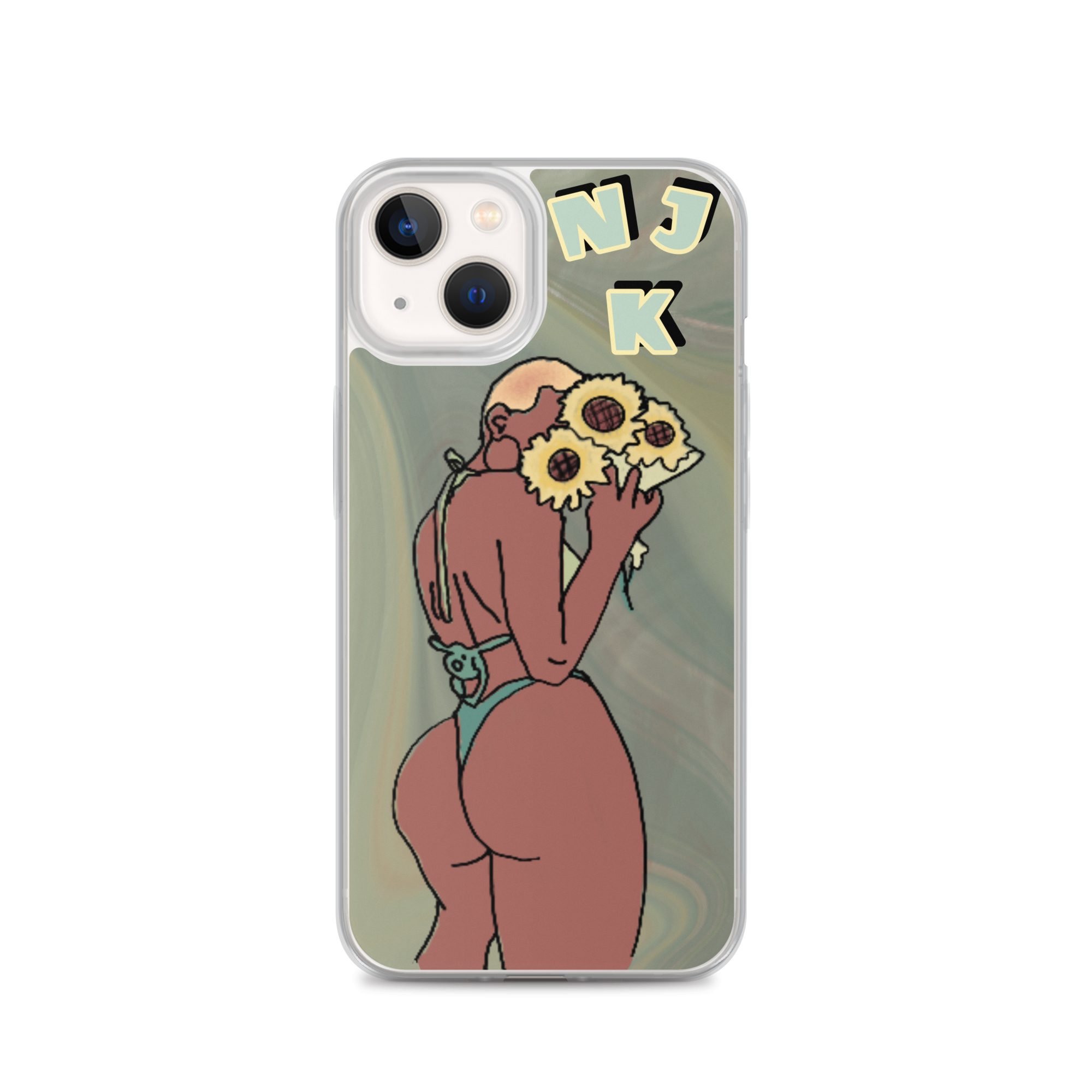 Big Booty Bald Belle iPhone Case