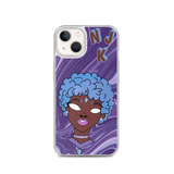 Blue Booberry iPhone Case