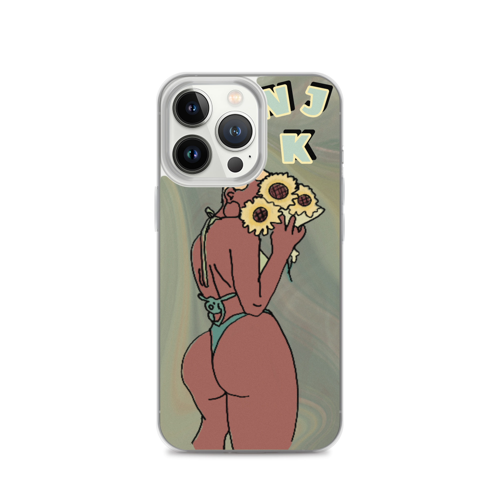 Big Booty Bald Belle iPhone Case