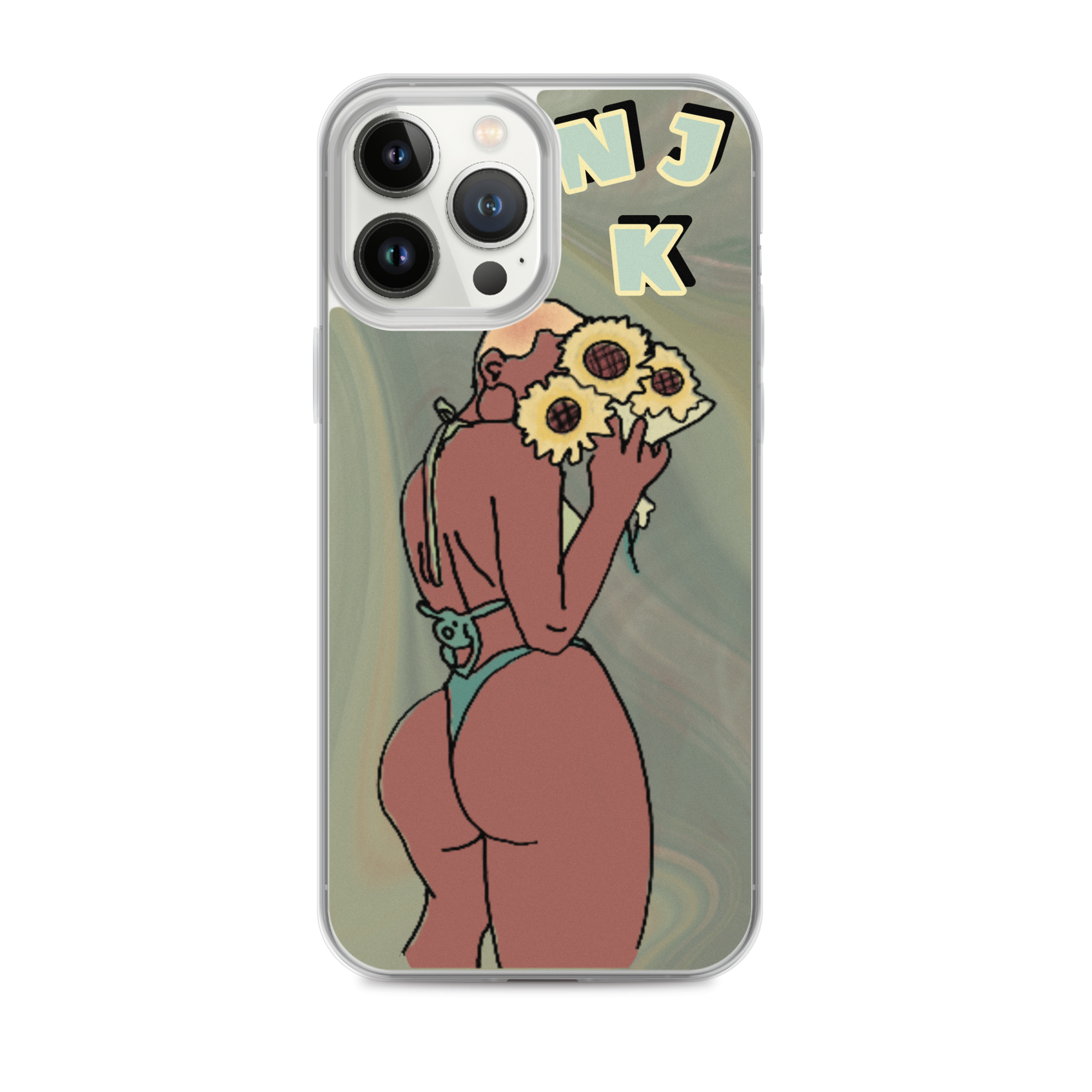 Big Booty Bald Belle iPhone Case