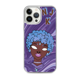 Blue Booberry iPhone Case