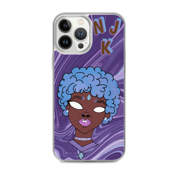 Blue Booberry iPhone Case