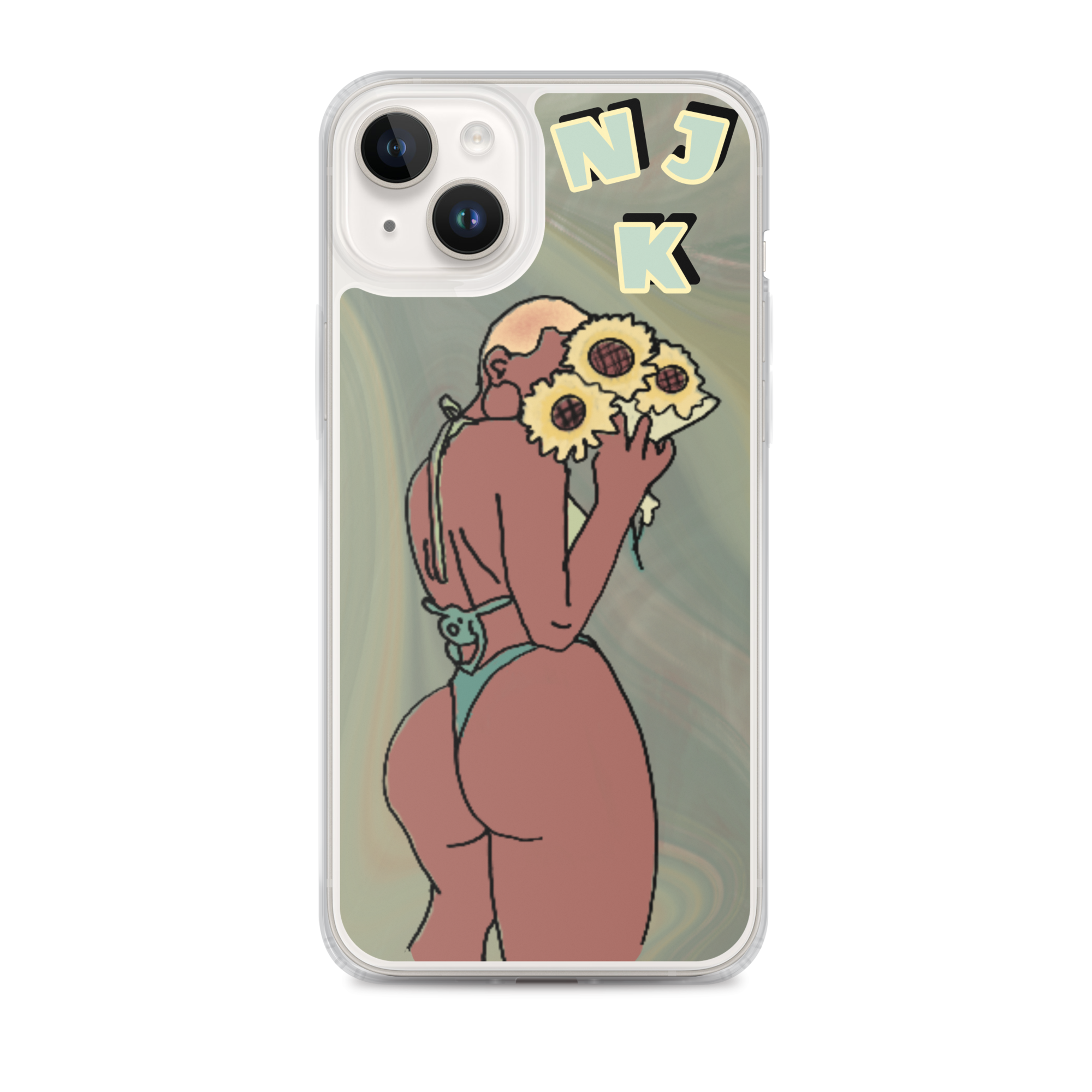 Big Booty Bald Belle iPhone Case