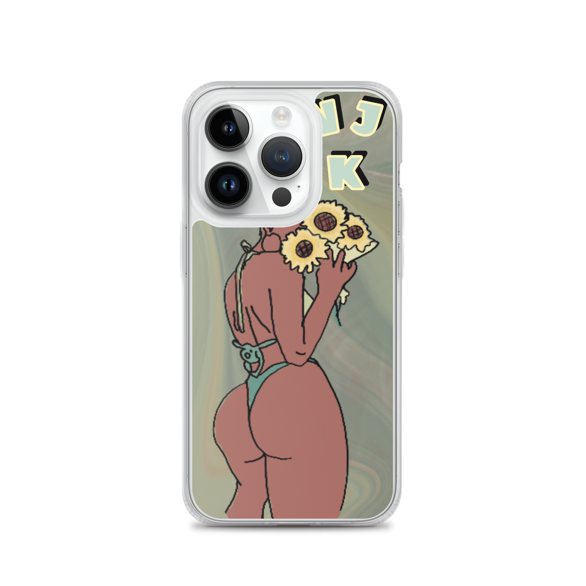 Big Booty Bald Belle iPhone Case