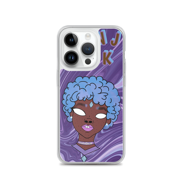 Blue Booberry iPhone Case