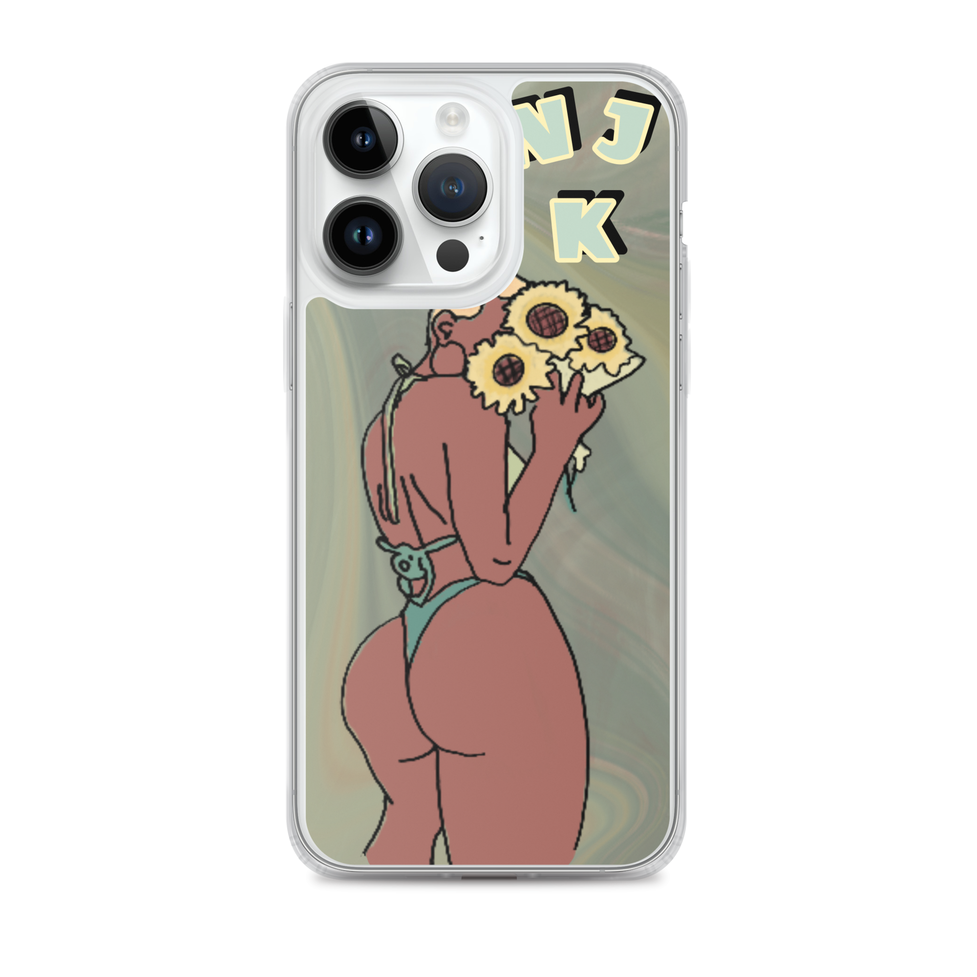 Big Booty Bald Belle iPhone Case