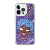 Blue Booberry iPhone Case
