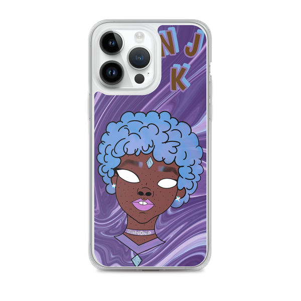 Blue Booberry iPhone Case
