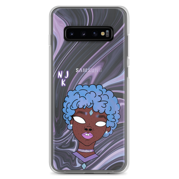 Blue Booberry Clear Case for Samsung®