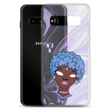 Blue Booberry Clear Case for Samsung®