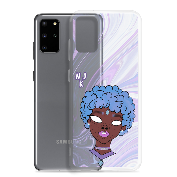 Blue Booberry Clear Case for Samsung®