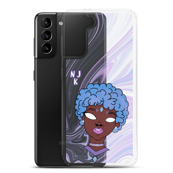 Blue Booberry Clear Case for Samsung®