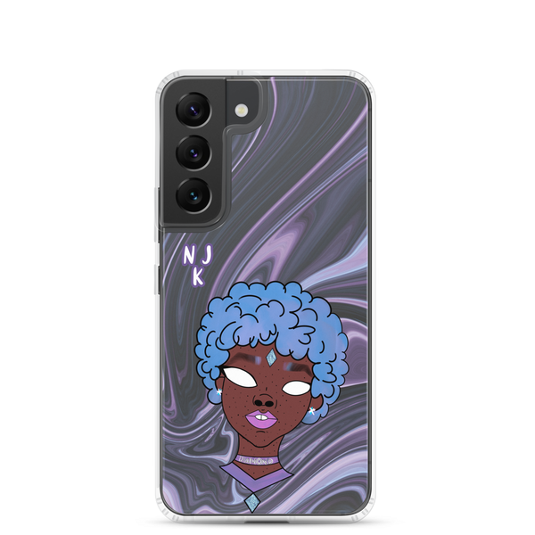 Blue Booberry Clear Case for Samsung®