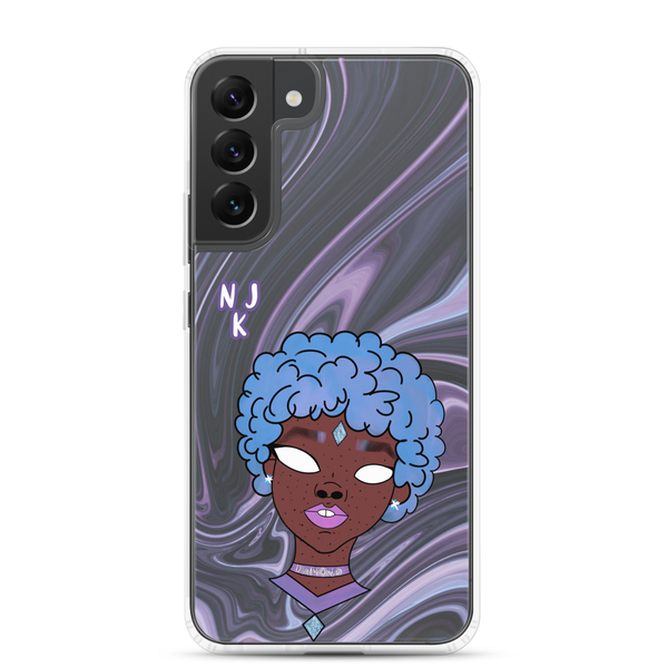 Blue Booberry Clear Case for Samsung®
