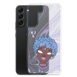 Blue Booberry Clear Case for Samsung®