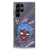 Blue Booberry Clear Case for Samsung®