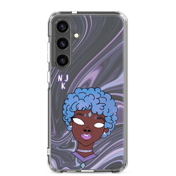Blue Booberry Clear Case for Samsung®