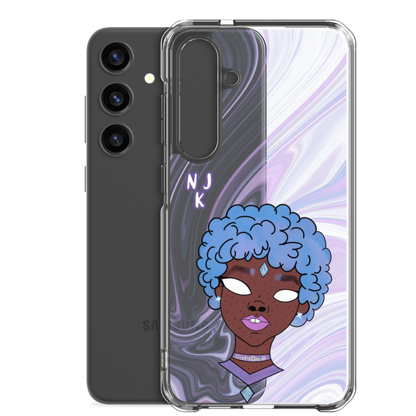 Blue Booberry Clear Case for Samsung®