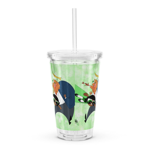 MAWorseA Clear Plastic Tumbler