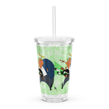 MAWorseA Clear Plastic Tumbler