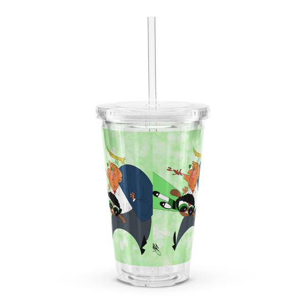 MAWorseA Clear Plastic Tumbler