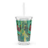Blesser Bart Clear Plastic Tumbler